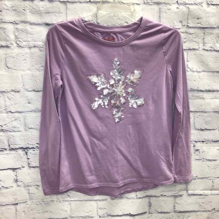 Cat & Jack Purple Size 14 Girls Long Sleeve Shirt