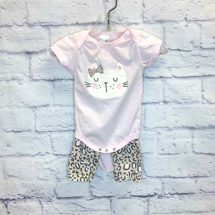 Cutie Pie Pink Size 3-6 Months Girls 2 Piece Outfit