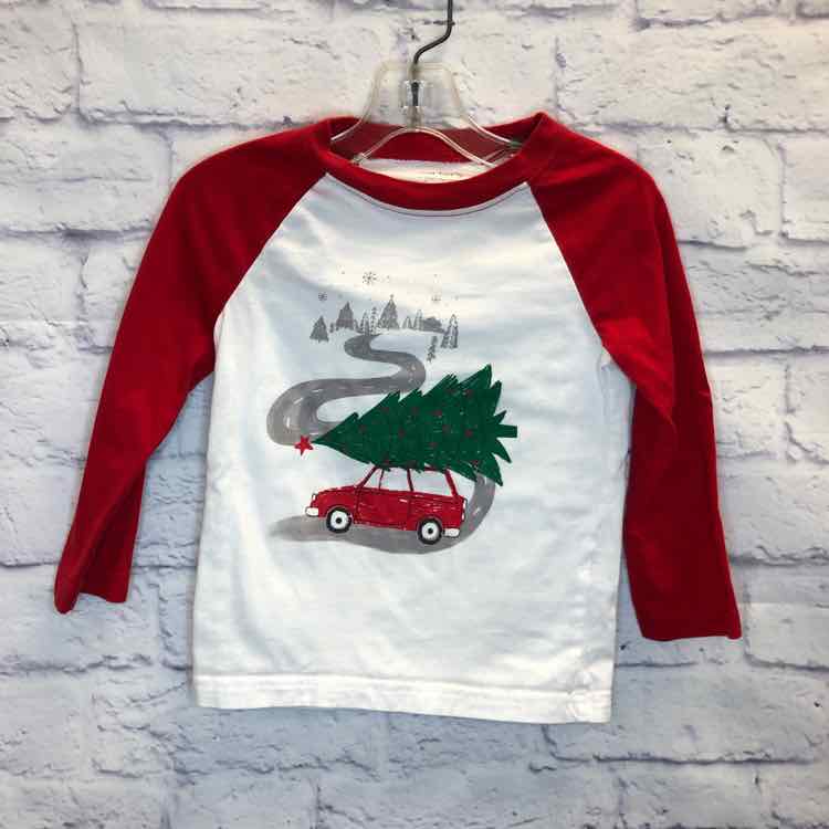 Just One You Red Size 2T Boys Long Sleeve Shirt