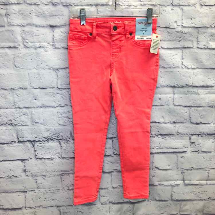 Cat & Jack Pink Size 6 Girls Jeans