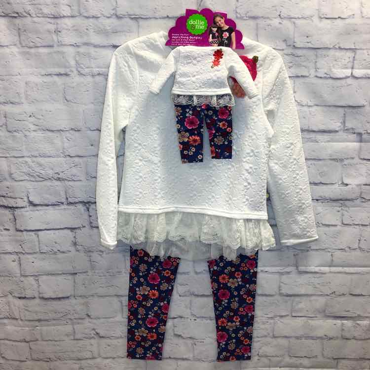 Dollie & Me White Size 14 Girls 4 Piece Outfit