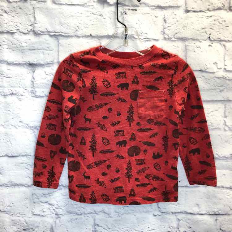 Old Navy Red Size 2T Boys Long Sleeve Shirt