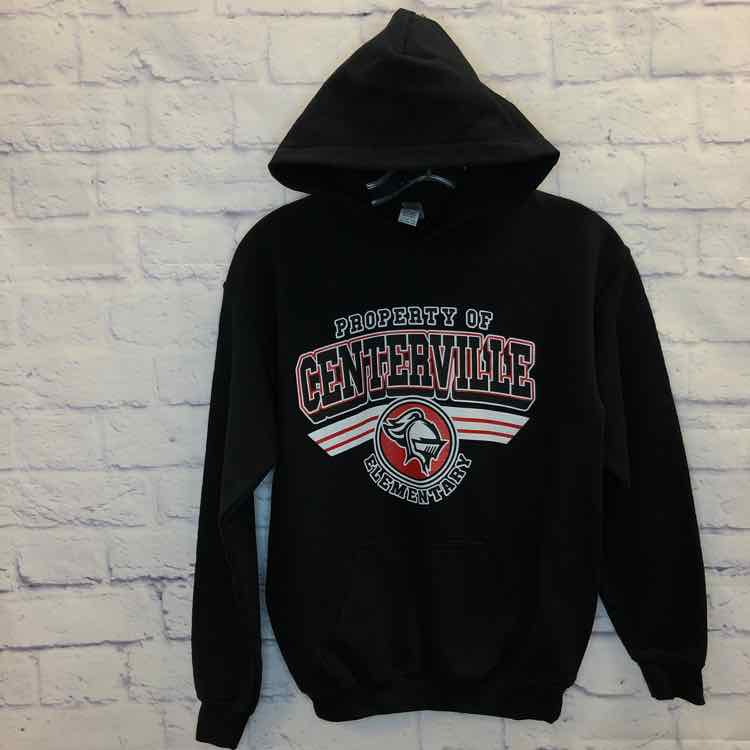Gildan Black Size 12 Girls Sweatshirt/Hoodie