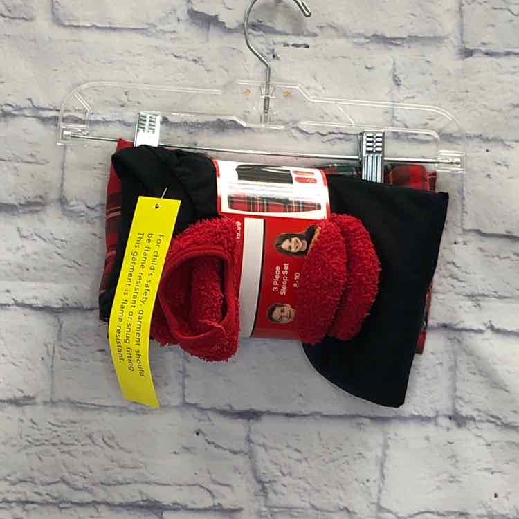 Red & Black Size 8 Girls Pajamas