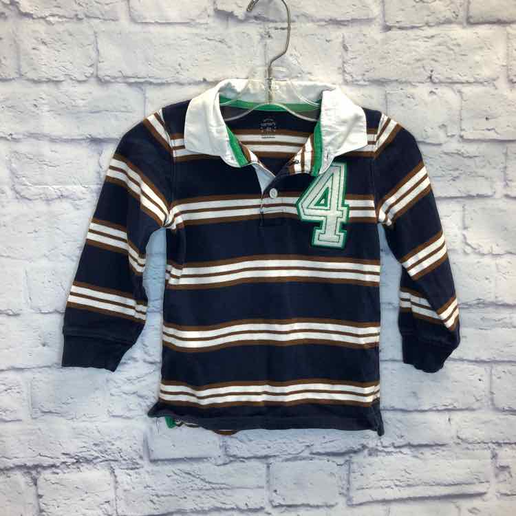 Carters Stripe Size 4T Boy Polo or Button Down