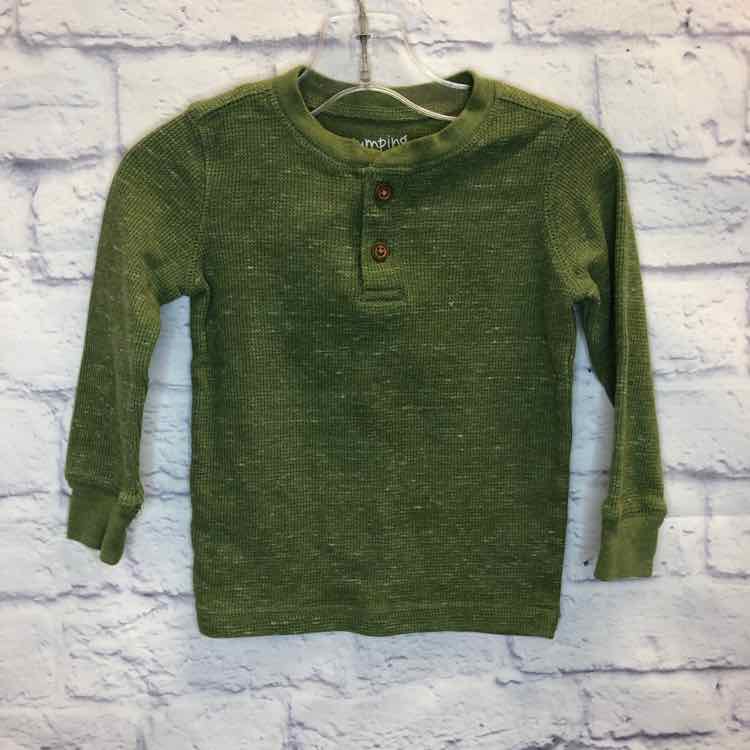 Jumping Beans Green Size 18 Months Boys Long Sleeve Shirt