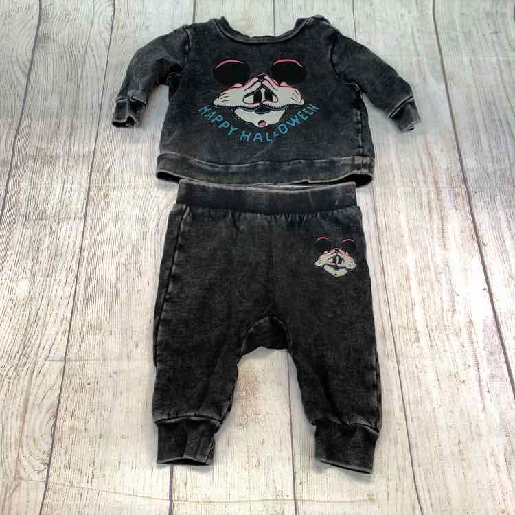 Disney Gray Size 3-6 Months 2 Piece Halloween Outfit