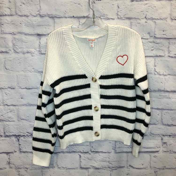 Cat & Jack Stripe Size 8 Girls Sweater
