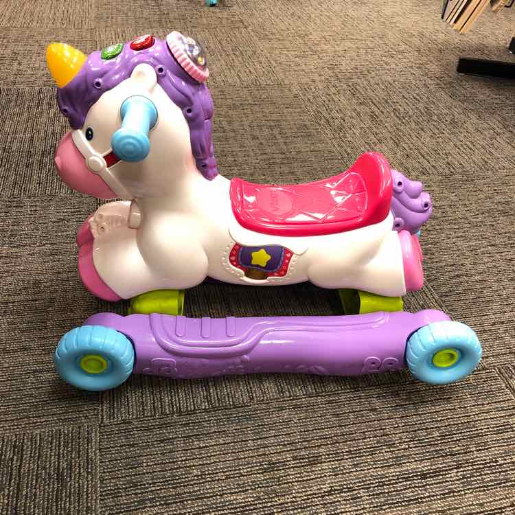 VTech Prance and Rock Learning Unicorn Riding Toy