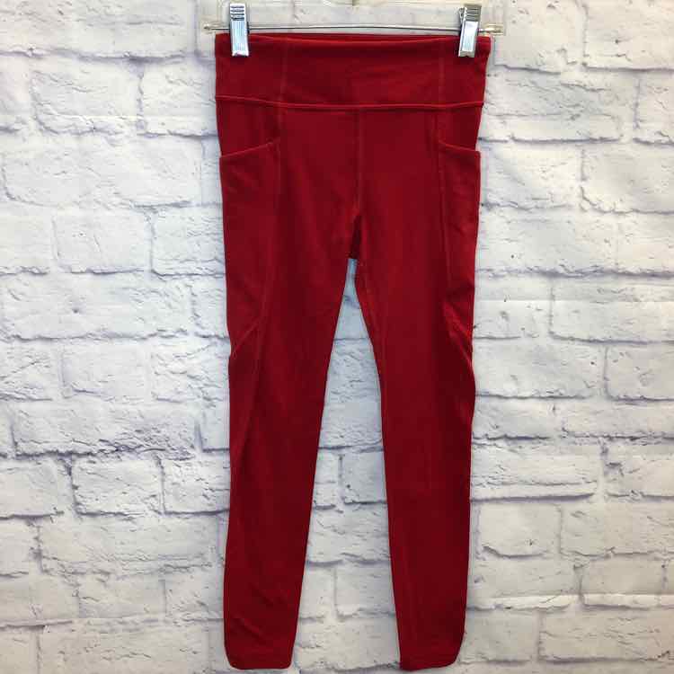 Athleta Girl Red Size 7 Girls Leggings