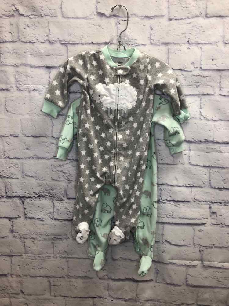 Simple Joys Gray Size 3-6 Months Boys Sleeper