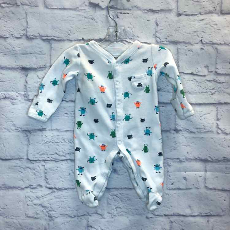 Carters White Size Newborn Boys Sleeper