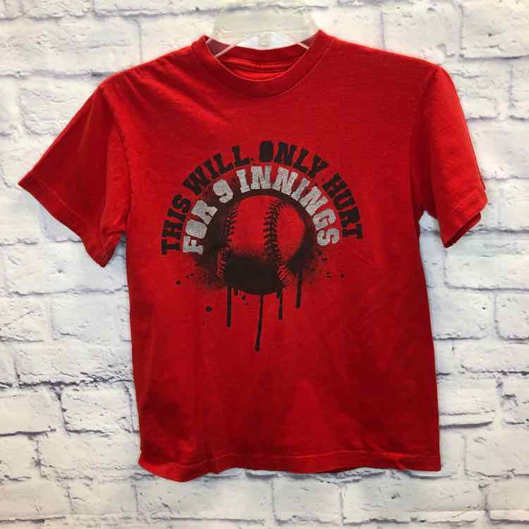 Simply for Sports Red Size 10 Boys Short Sleeve Shirt