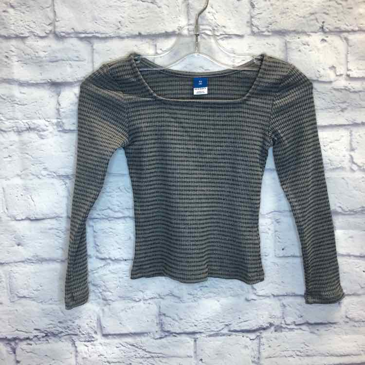 Old Navy Gray Size 5 Girls Long Sleeve Shirt