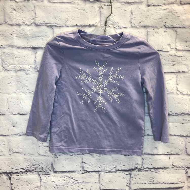 Cat & Jack Purple Size 4T Girls Long Sleeve Shirt