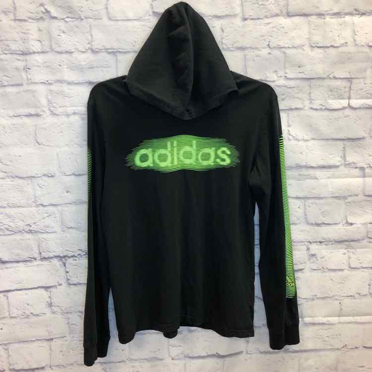 Adidas Black Size 18 Boys Long Sleeve Shirt