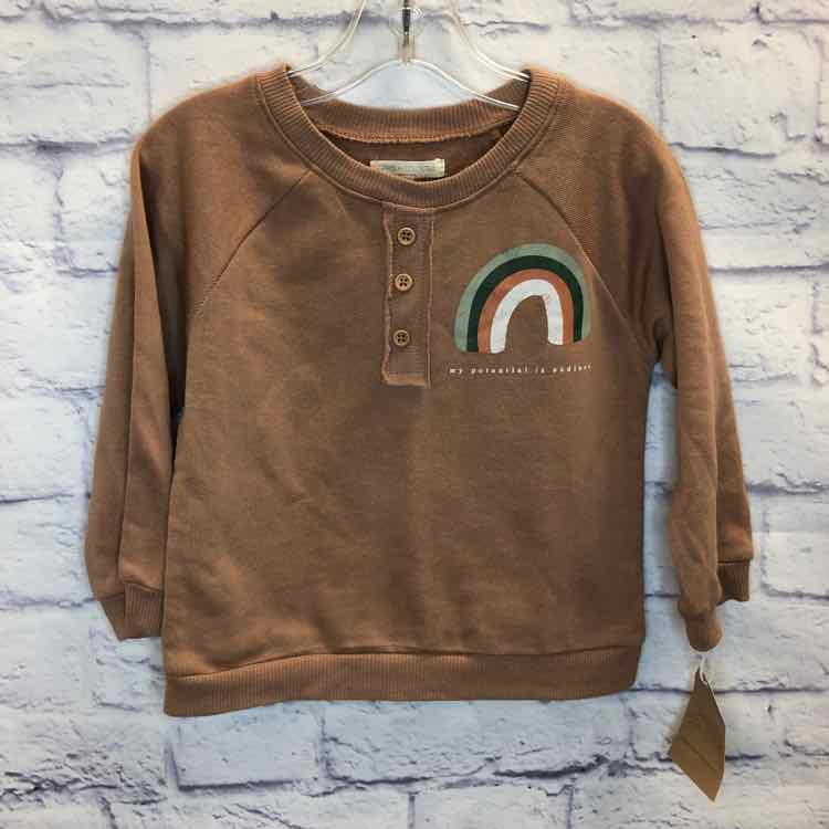Grayson Collective Brown Size 2T Boys Sweatshirts/Hoodie