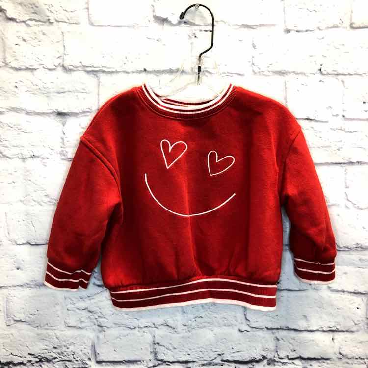 Cat & Jack Red Size 18 Months Boys Sweatshirts/Hoodie