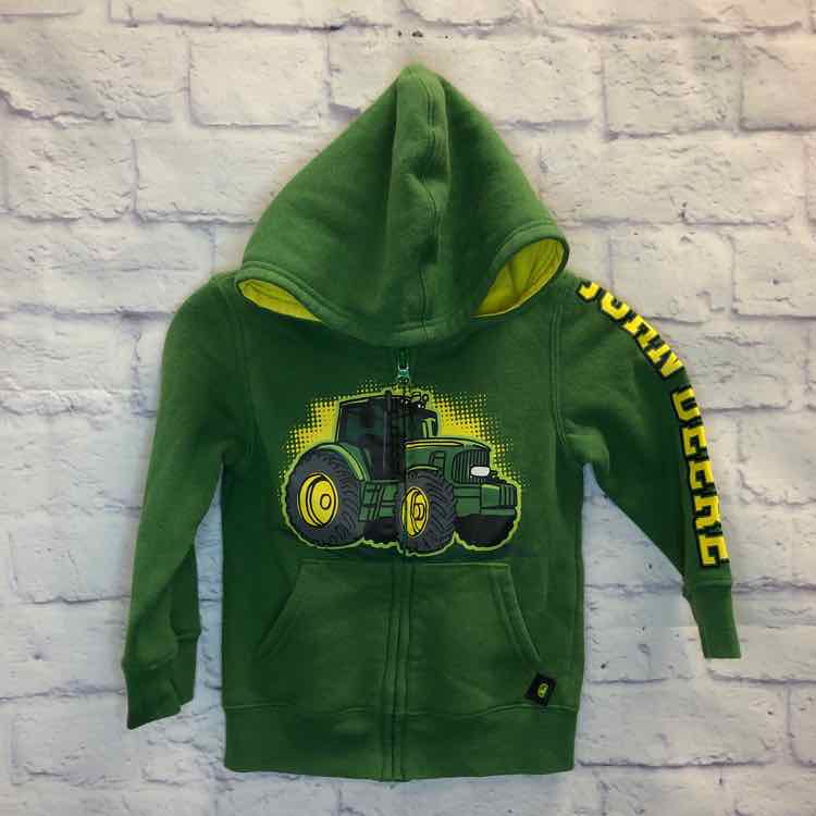 John Deere Green Size 2T Boys Coat/Jacket