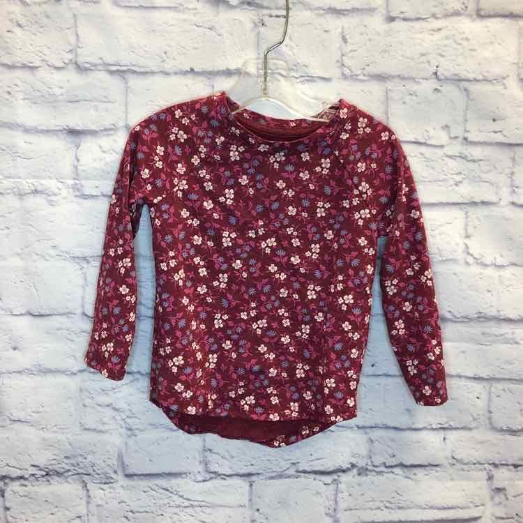 Cat & Jack Floral Size 3T Girls Long Sleeve Shirt