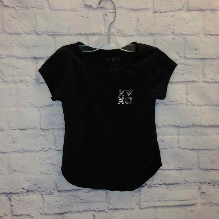 Xoxo Girls Black Size 7 Girls Short Sleeve Shirt