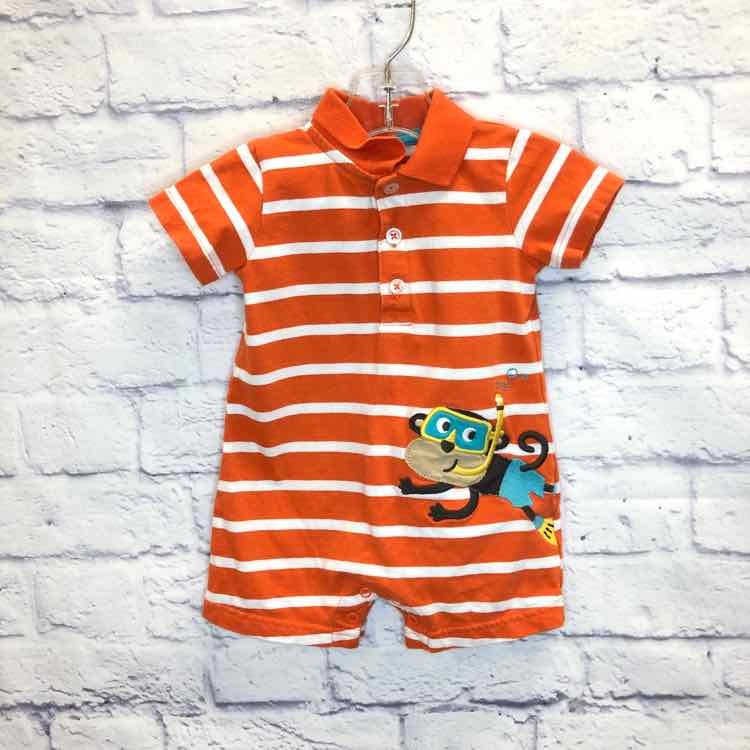 Carters Orange Size 6 Months Boys Romper