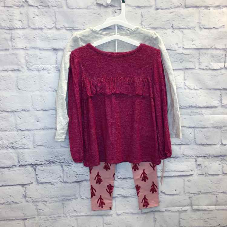 Just One You Pink Size 4T Girls 3 Piece Outfit