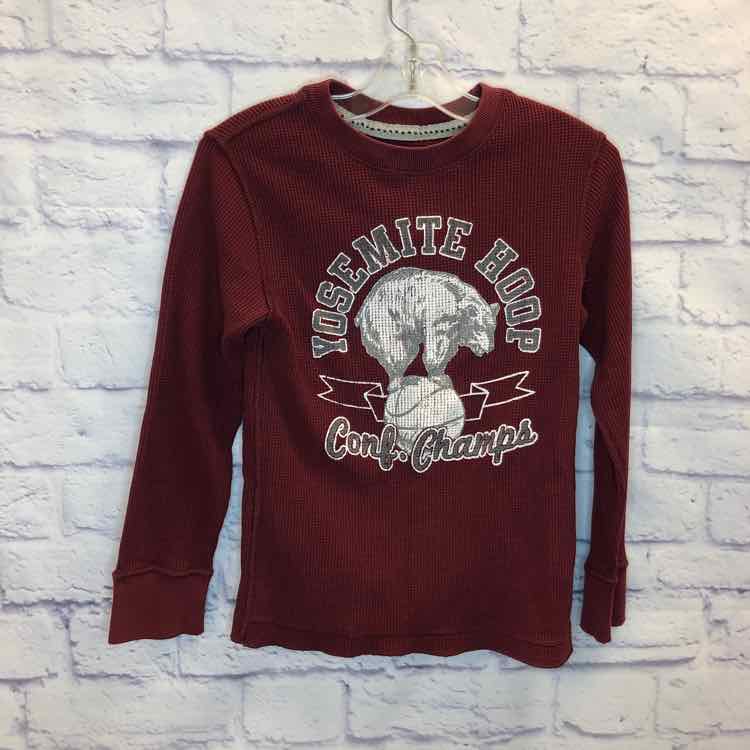 Childrens Place Maroon Size 5 Boys Long Sleeve Shirt