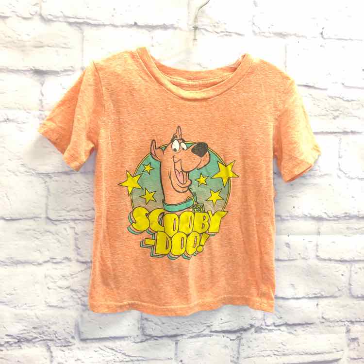 Scooby Doo Orange Size 4T Boys Short Sleeve Shirt
