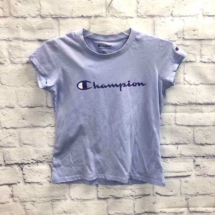 Champion Purple Size 12 Girls Short Sleeve Shirt