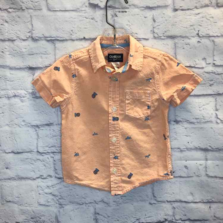 Oshkosh Orange Size 12-18 months Boy Polo or Button Down
