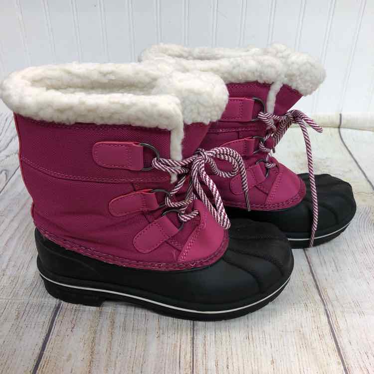 Cat & Jack Pink Size 1 Girls Snow Boots