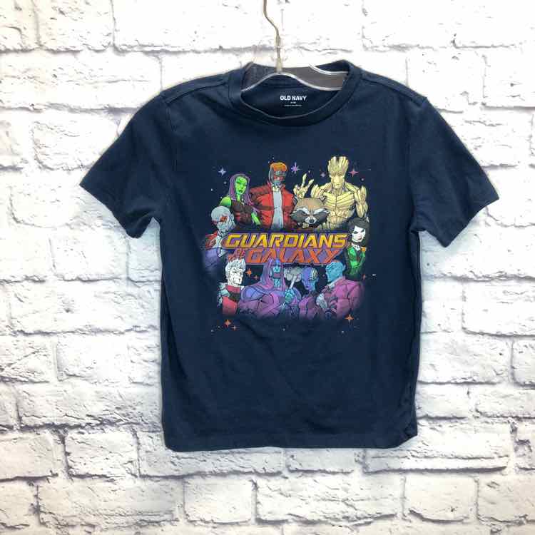 Guardians of the Galaxy Navy Size 8 Boys Short Sleeve Shirt
