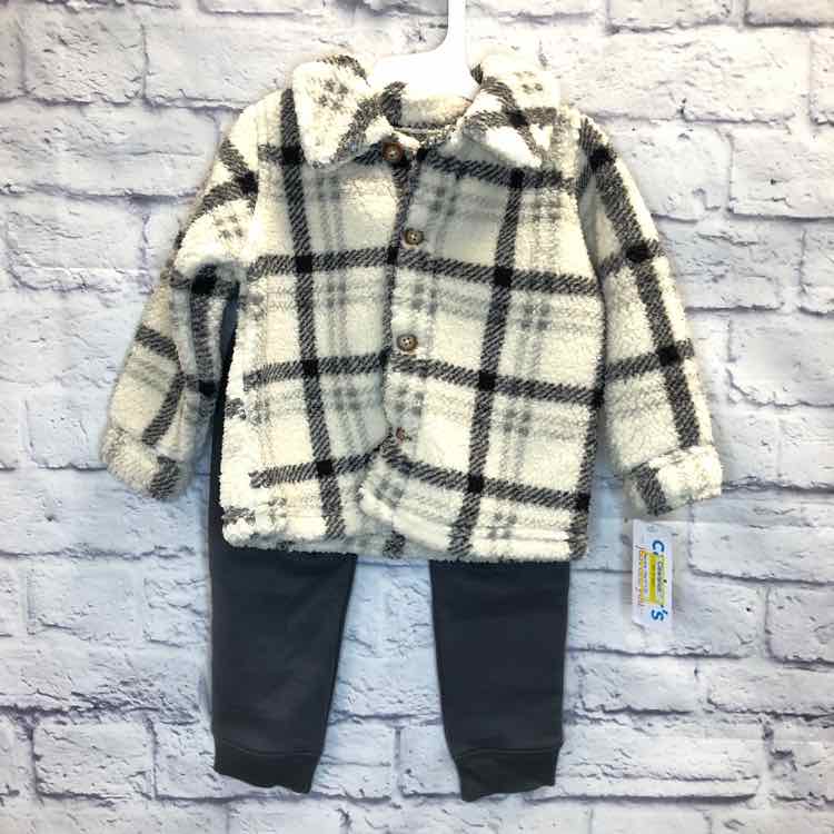 Just One You Gray Size 18 Months Boys 2 Piece Outfit