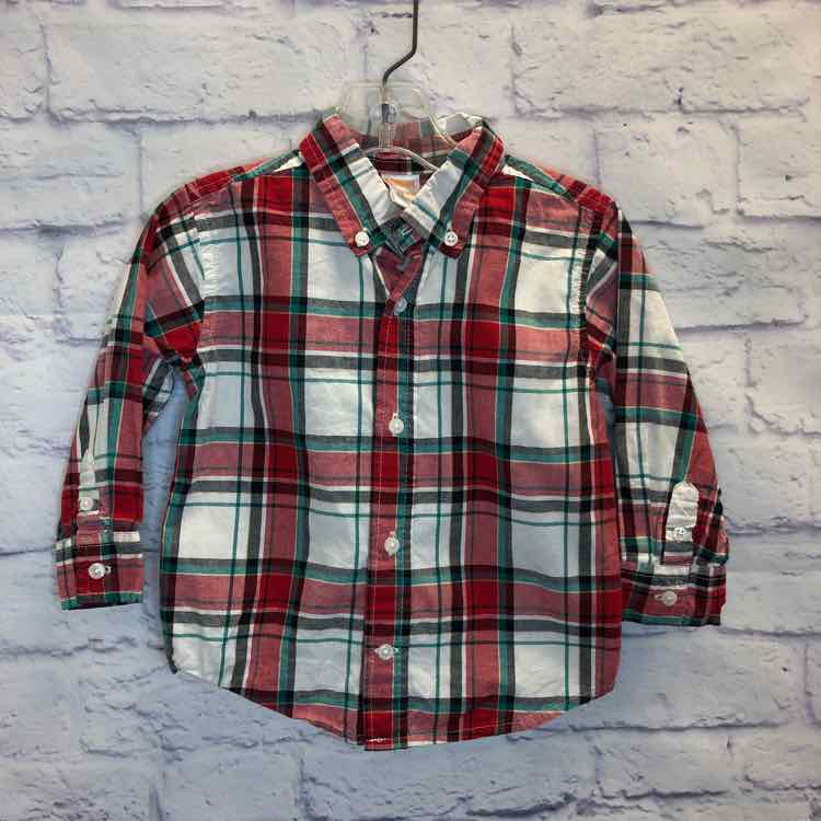 Gymboree Red & Green Size 18-24 months Boy Polo or Button Down