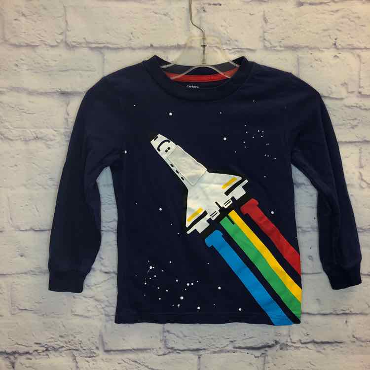 Carters Blue Size 4T Boys Long Sleeve Shirt