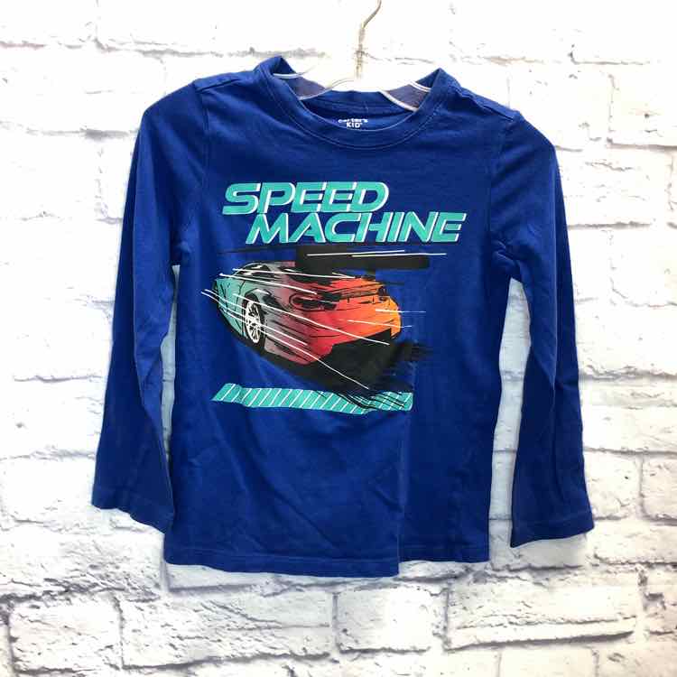 Carters Blue Size 6 Boys Long Sleeve Shirt