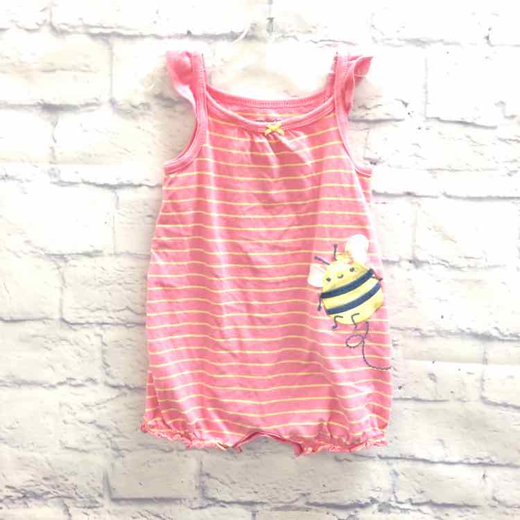 Carters Pink Size 6 Months Girls Romper