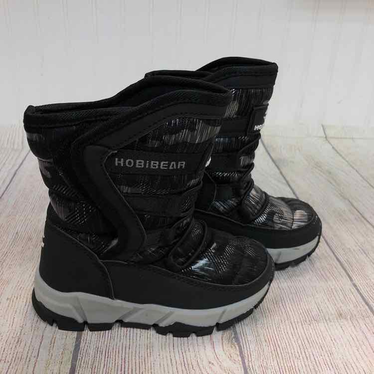 Hobibear Black Size 9.5 Boys Snow Boots