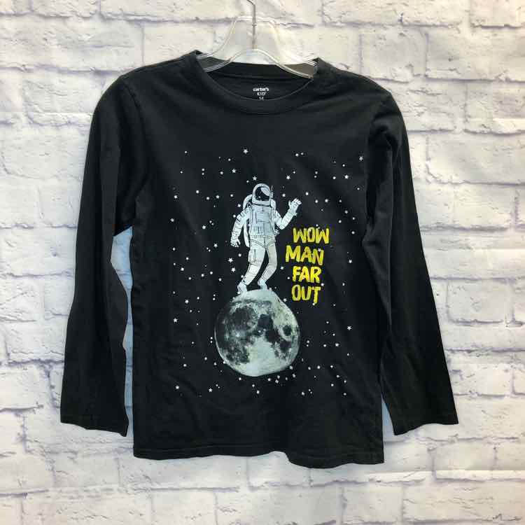 Carters Black Size 14 Boys Long Sleeve Shirt