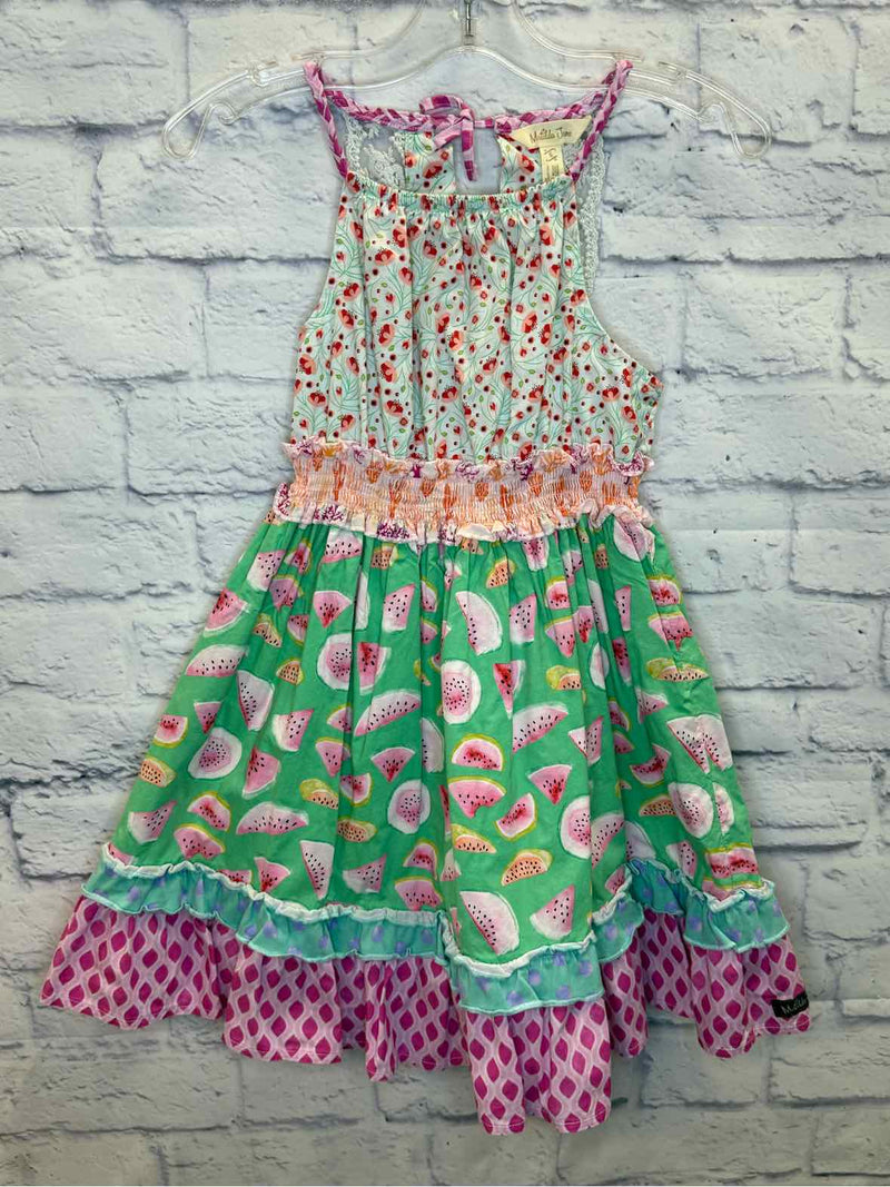 Matilda Jane Green Size 6 Adventure Begins Slice of Life Dress