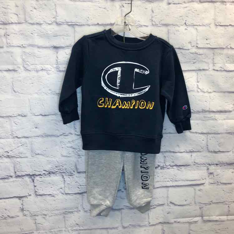 Champion Navy Size 2T Boys 2 Piece Outfit