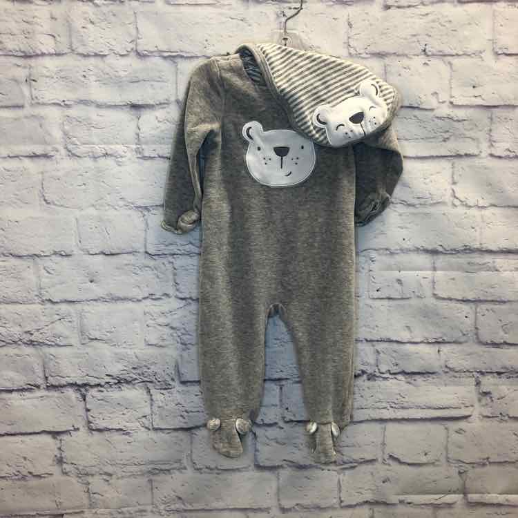 Dylan & Abby Gray Size 3-6 Months Boys Romper