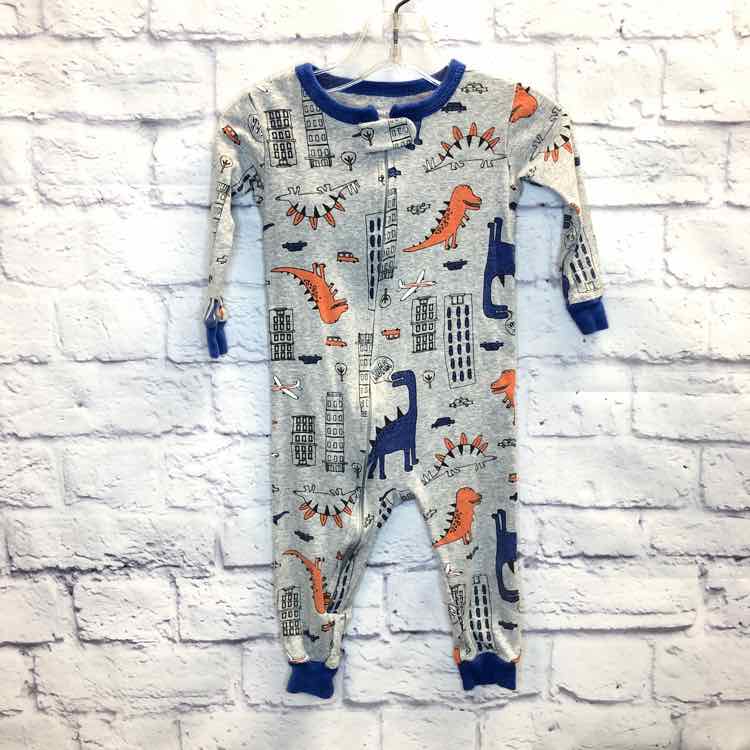 Carters Gray Size 12 Months Boys Sleeper