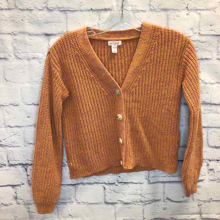 Cat & Jack Orange Size 10 Girls Sweater