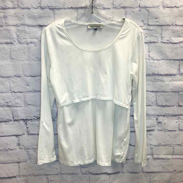 Angel White Size L Nursing Top