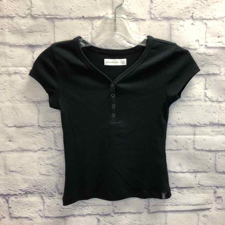 Abercrombie Black Size 10 Girls Short Sleeve Shirt