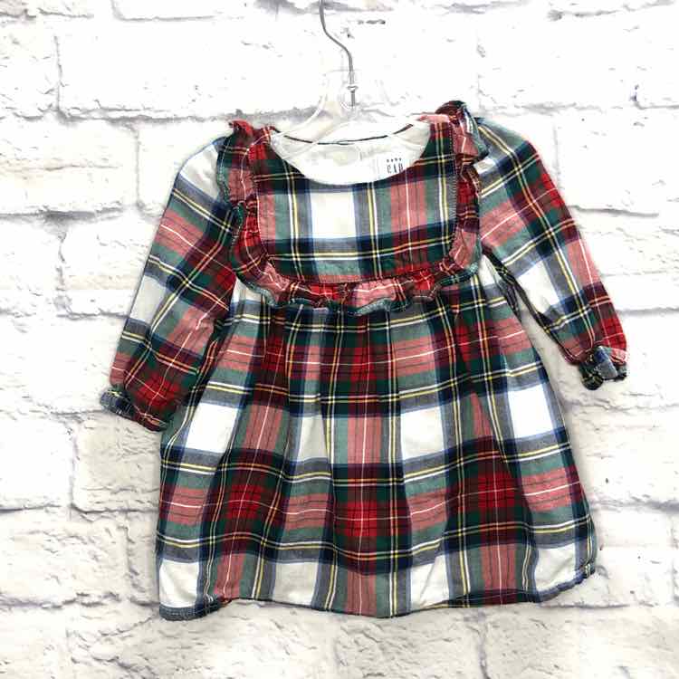 Gap Plaid Size 3-6 Months Girls Dress