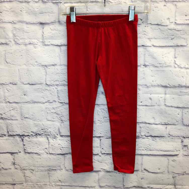 Cat & Jack Red Size 5 Girls Leggings
