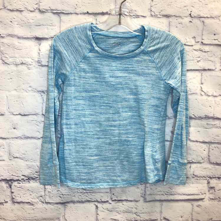 Justice Blue Size 7 Girls Long Sleeve Shirt